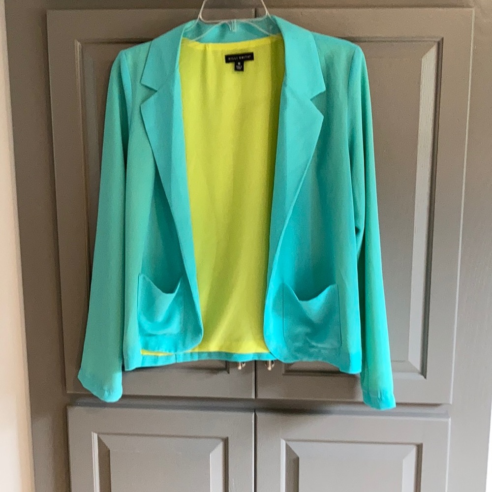 Teal blazer